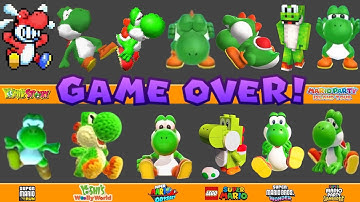 Every Yoshi Death Animation and Game Over Screen in Nintendo Games, LEGO and Minecraft (1993-2024)
