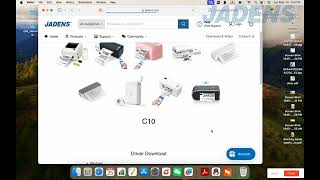 How to Print C10 on MacBook | JADENS Thermal Shipping Label Printer