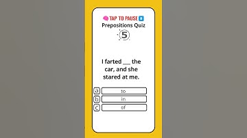 🧐Prepositions | English Grammar Quiz