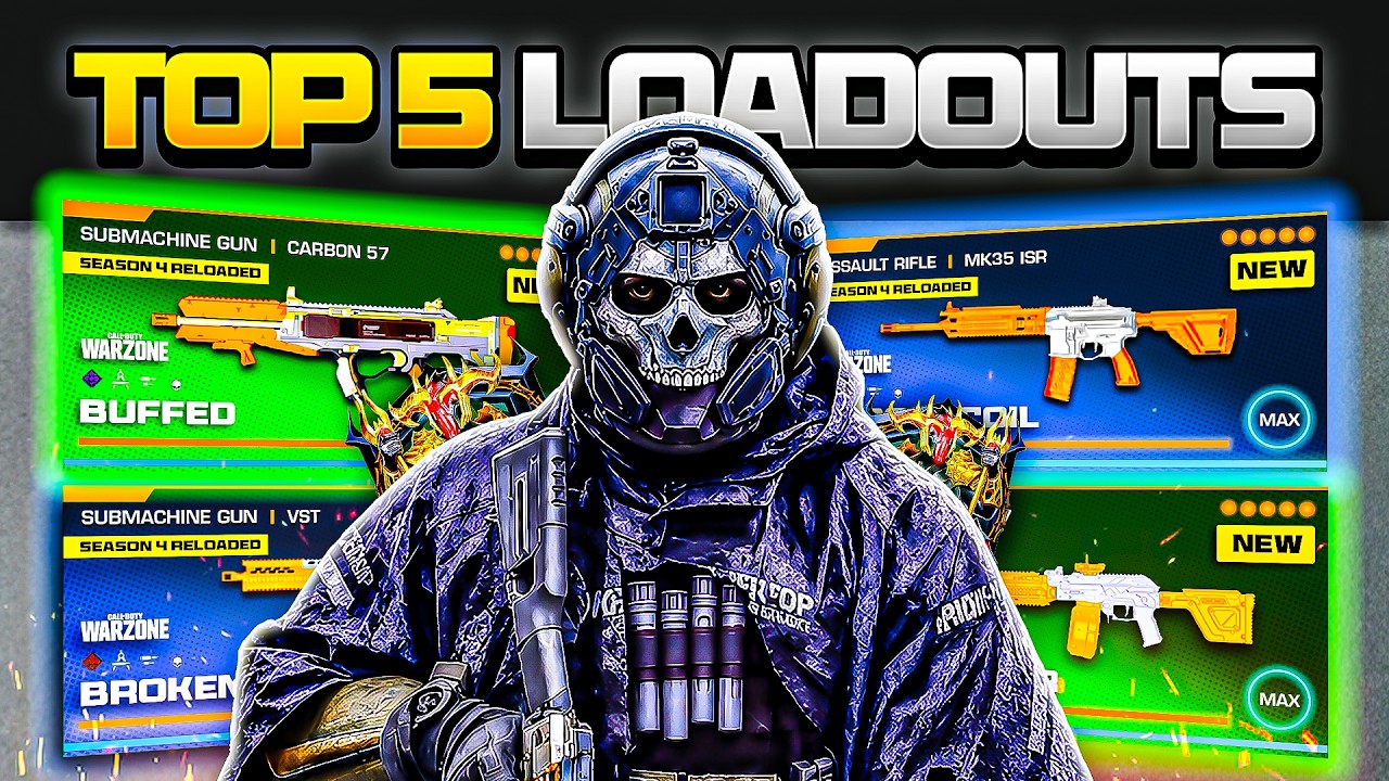 the TOP 5 *BROKEN* META Loadouts in Warzone After the NEW UPDATE! (Warzone BEST Builds)