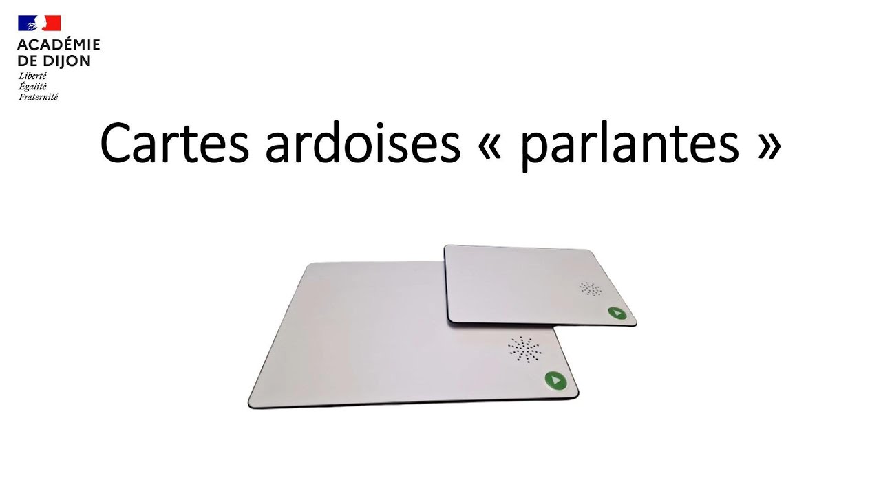 Cartes ardoises parlantes au service de l'Ecole inclusive