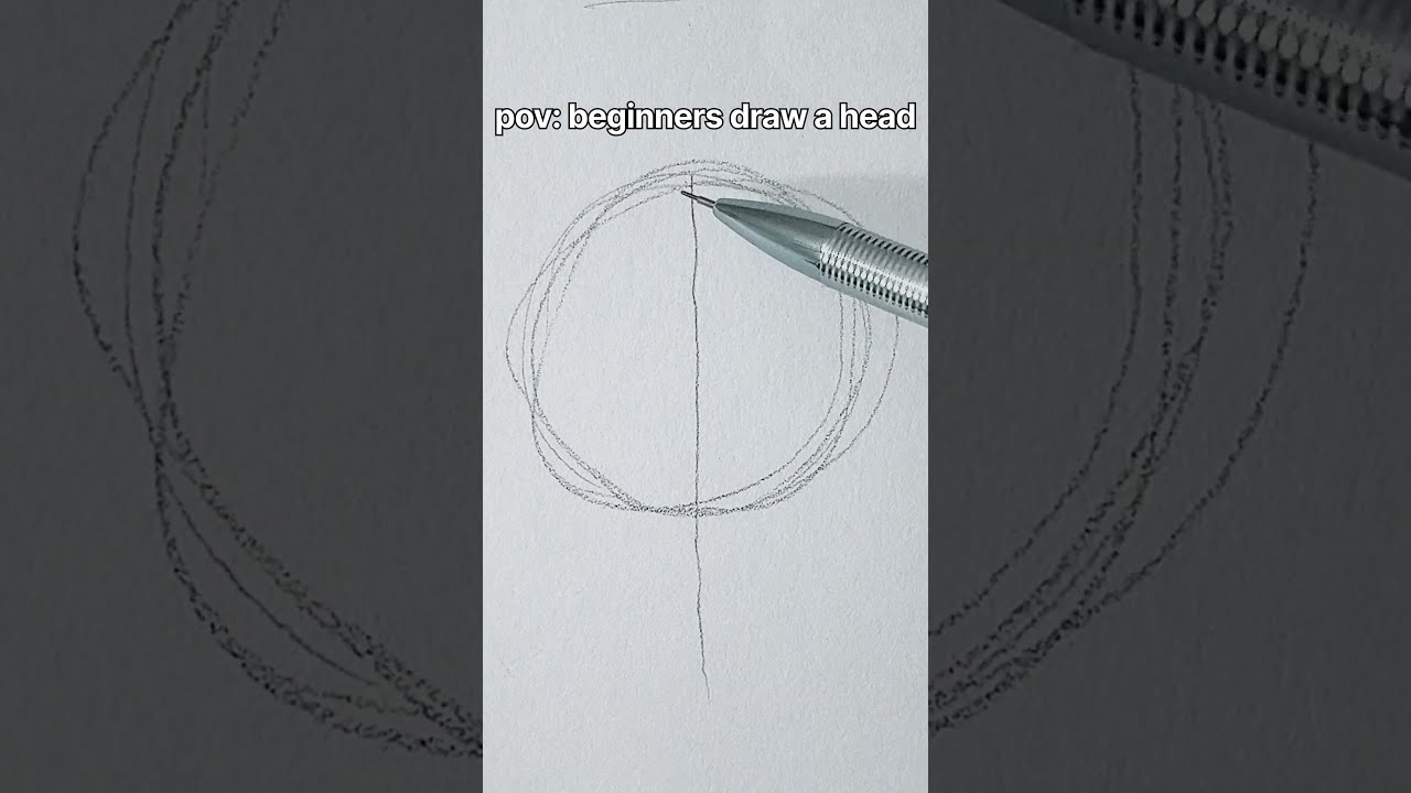 Pov Beginners Drawing A Head