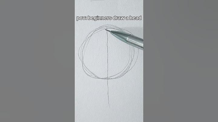 pov: beginners drawing a head