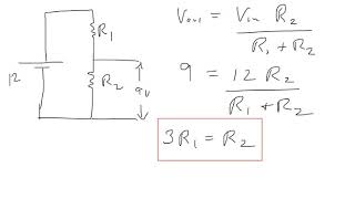 Voltage Divider Circuit Design from scratch