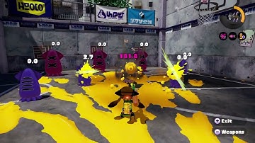 Splatoon ~ Early Tri-Slosher in Version 1.0.0 (Triple Bloblobber/Triple Dunkshot/トリプルバケッツ)