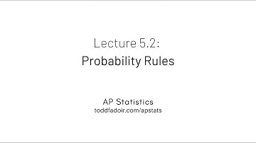 AP Statistics Lecture 5.2: Probability Rules