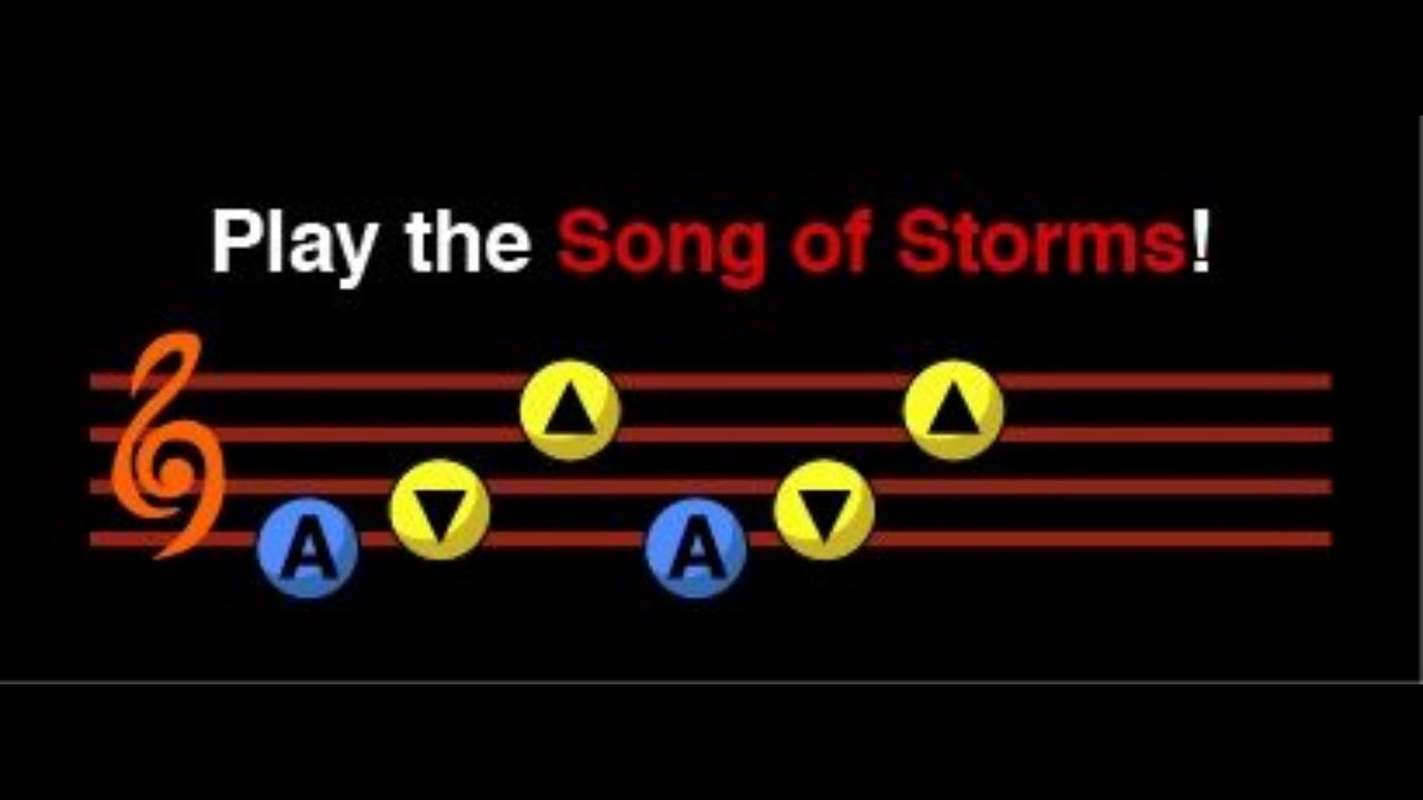Legend of Zelda Ocarina of Time Song of Storms (Piano Remix) YouTube