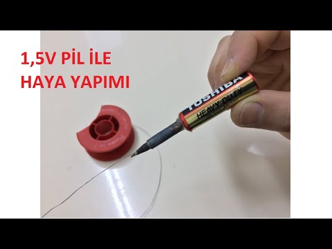 1,5 V Pil İle Süper Güçlü Lehim Makinası Yapımı / Havya Yapımı / Kendi Çok Güçlü Havyanızı Yapın