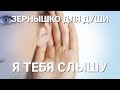 Зернышко для души. Я тебя слышу.