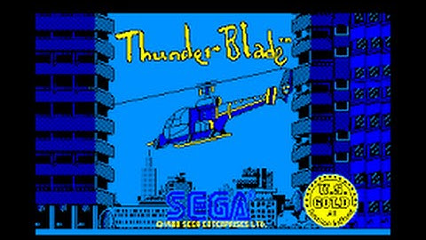 Thunder Blade Review for the Amstrad CPC by John Gage