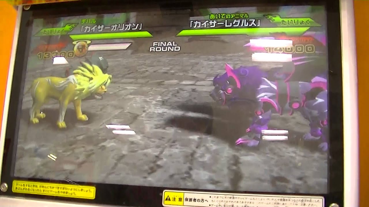 ｸﾞﾚｰﾄｱﾆﾏﾙｶｲｻﾞｰｺﾞｯﾄﾞ3弾ｶｲｻﾞｰｵﾘｵﾝVSｶｲｻﾞｰﾚｸﾞﾙｽ勝利7才ｺｳｷ - YouTube