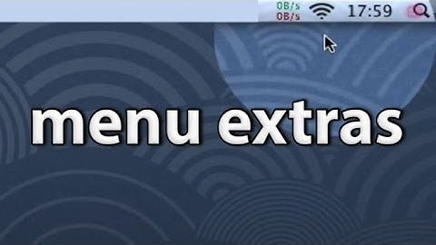 How to Add Menu Bar Extras on Mac OS X 