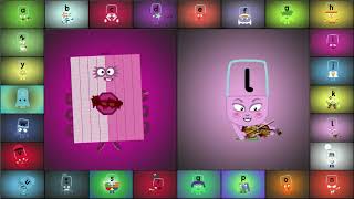 Numberblocks 10K-100K Vs. Alphablocks A-Z Who Dominates The Sound Wave?