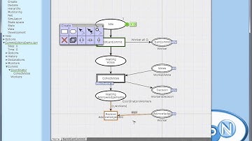 Demo of editing in CPN Tools