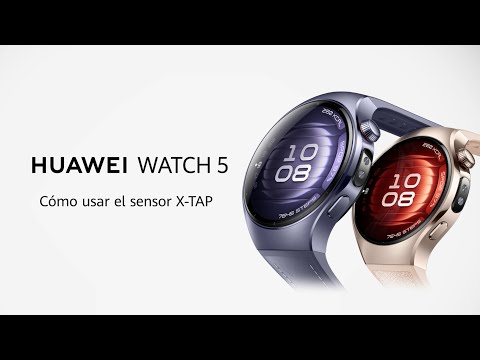 Learn how to use the X-TAP sensor on the #HUAWEIWATCH5.