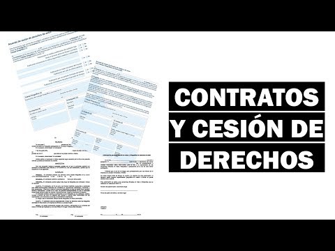 Video: ¿Qué significa cesión en un contrato?