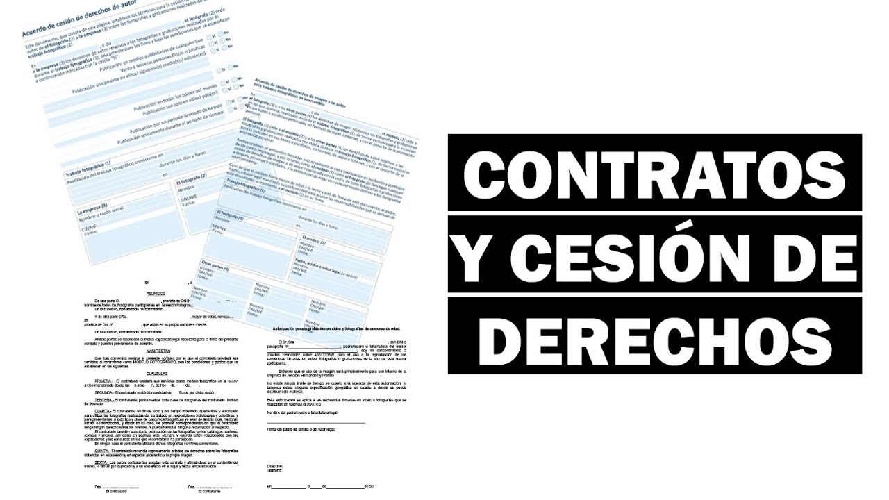 Contratos y cesión de derechos - YouTube