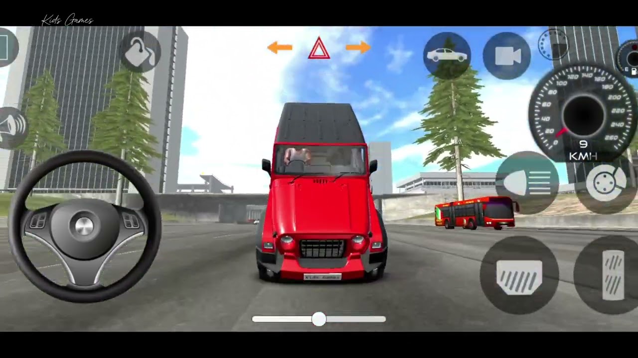 Modified Mahindra Thar  Games:Indian Red Thar👿 (Gadi Wala Games) Car Game 