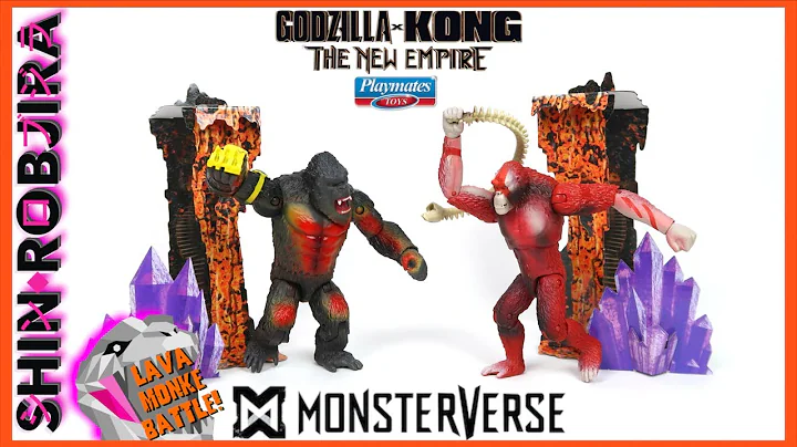 Playmates: Godzilla x Kong The New Empire - Kong vs. Skar King | Diorama Set Review