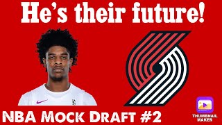 NBA Mock Draft #2 | Blazers take Scoot Henderson to Replace Damian Lillard