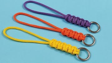 llavero macramé / Paracord keychain / Macrame keychain tutorial / Macrame keychain for beginner #2