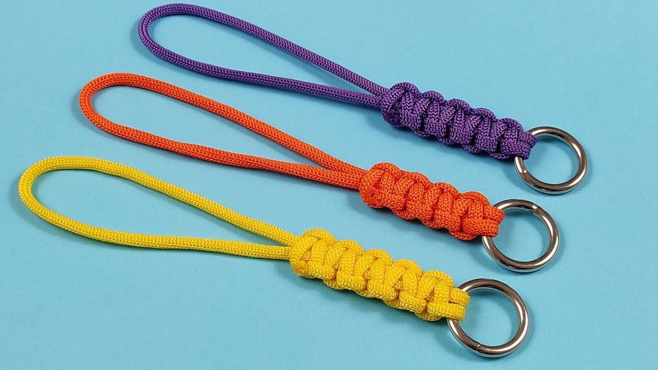 llavero macramé / Paracord keychain / Macrame keychain tutorial