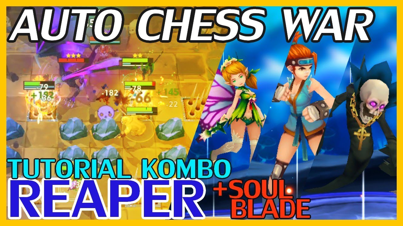 Tutorial ITEM & combo FATE - Reaper Soul Blade Auto Chess War Indonesia