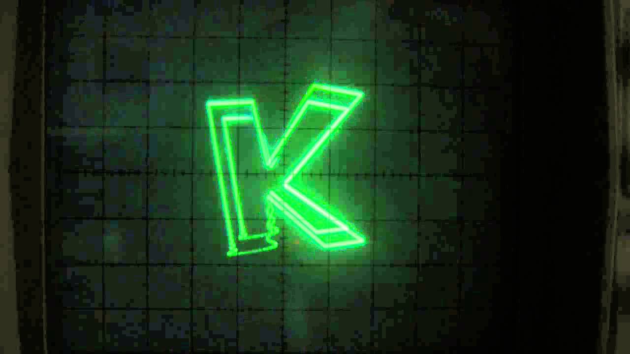 Callsign DK0TU on an Oscilloscope