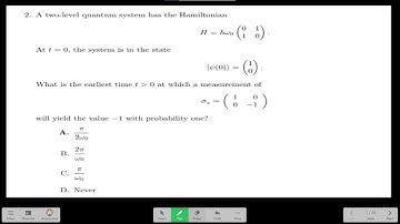 JEST 2024 Quantum Mechanics PYQ | Transition Probability Question Solved | CSIR NET & GATE Physics