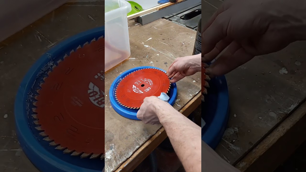 clean saw blades
