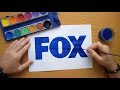 How to draw the Fox logo