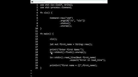 Rust #12 - Read Input using stdin().read_line().  Standard I/O using Rust Programming. #shorts