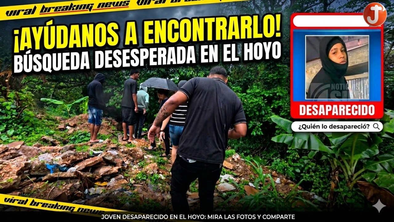 ¡DIOS MIO! BUSCAMOS AL JOVEN QUE D3SAPARECIER0N EN UN H0YO EN LA GUAYIGA SU AMIGO HABLO