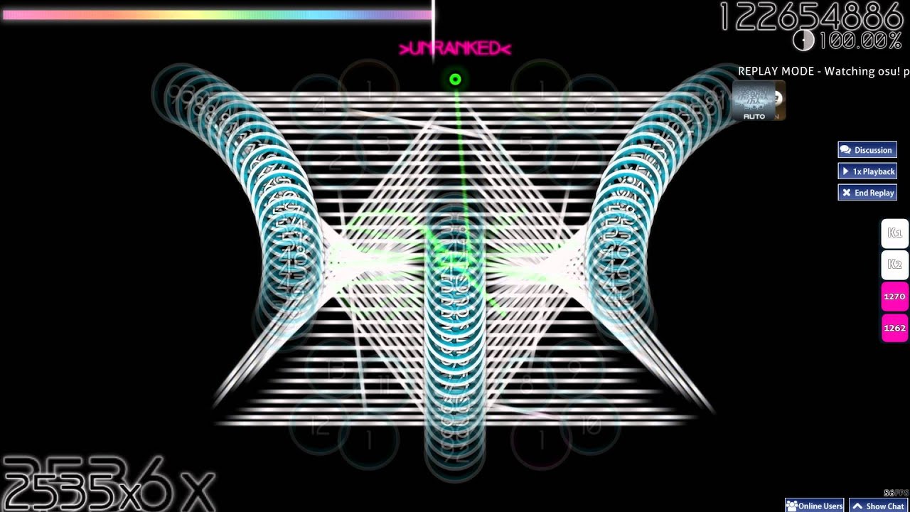 osu! Visualization Knife Party Centipede w/ Hidden YouTube