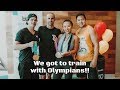 We got to train with with Olympians at Bipro Media Launch