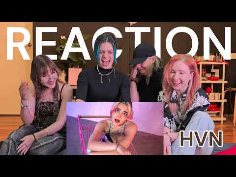 HipeVisioN (HVN) - Parachute M/V | REACTION by Saga, Joysee, Zhulyana and Ulyana