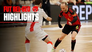 Belgium 4-7 Georgia | World class goals by Georgia | #FUTSAL | #FutsalWorldCup 2024 Qualification