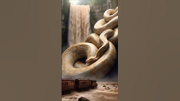 Travel Exploring | Python vs Train | Amazon Jungle #shorts #python #ai