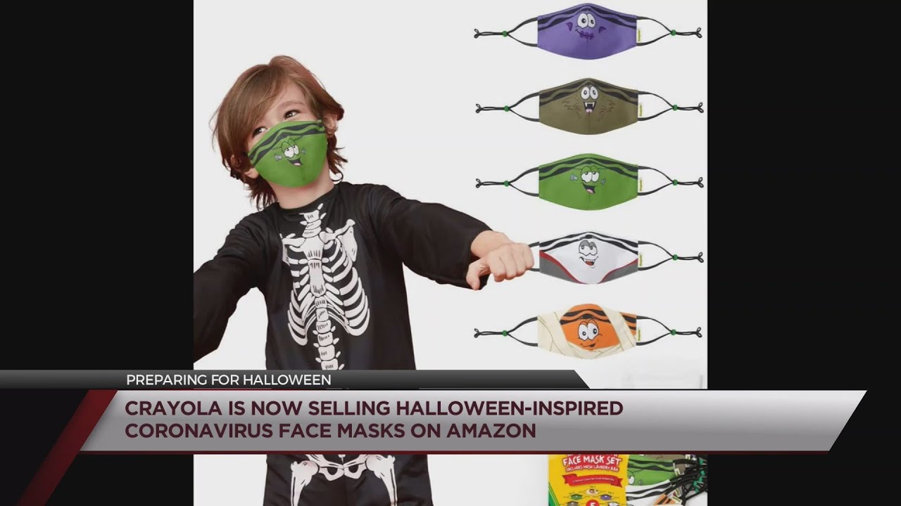 Crayola launched Halloween face masks for kids and adults