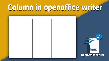 How to add column to page in openoffice writer document