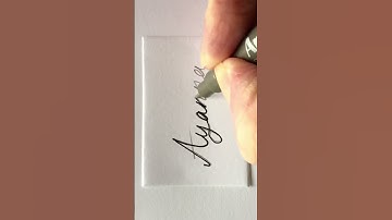 ✍️ WRITING NAME AYANNA IN CURSIVE LETTERS EASY | Doodle Ideas | How To Write Ayanna Name Cursive