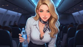 [F4M]Flirty Flight Attendant Takes Care of You On Your Flight...She Finds You Cute [Girlfriend ASMR]