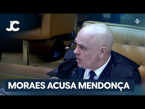 Moraes accuses Mendonça of a "farce" and rebuts Federal Police report