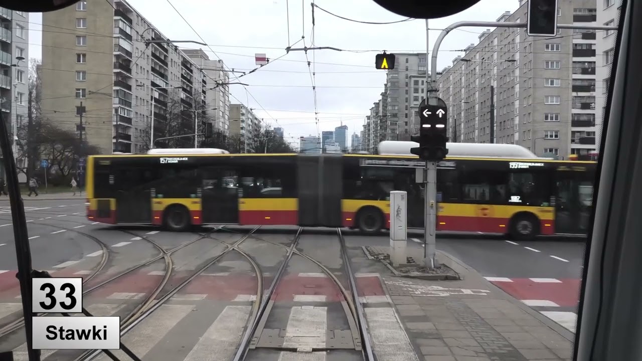 Tramwaje Warszawa 2025 Linia 33