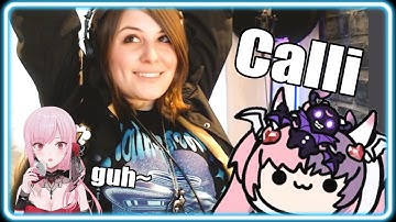 DemonDice "reacts" to Ironmouse calling her "Calli" Live