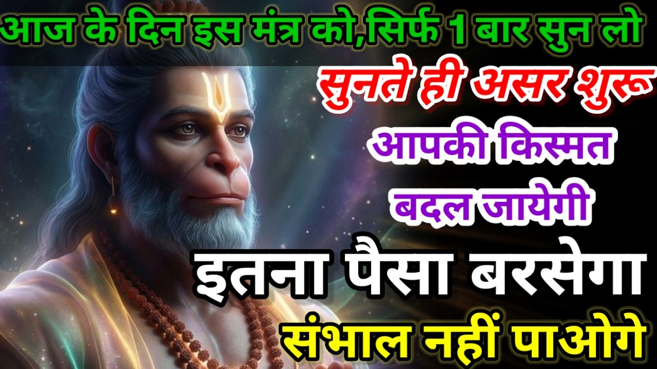 धीमी आवाज में चलाकर छोड़ दें, फिर देखो पूरी दुनिया आपके तलवे चाटेगी, अपार धन प्राप्त होगा #mantra