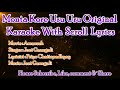Monta kore uru uru original karaoke with scroll lyrics