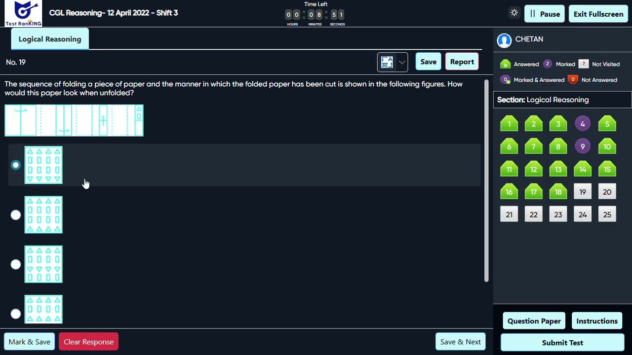 SSC PREVIOUS YEAR REASONING