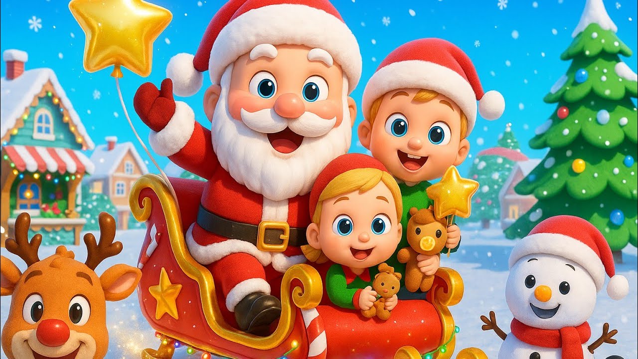 🎄🎅 Merry Christmas | Kinderfun - Nursery Rhymes and Kids Songs 🎁💫