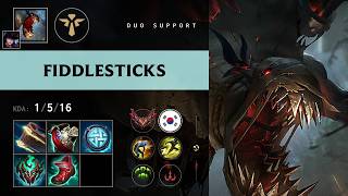Fiddlesticks Support vs Skarner - KR Grandmaster Patch 26.16